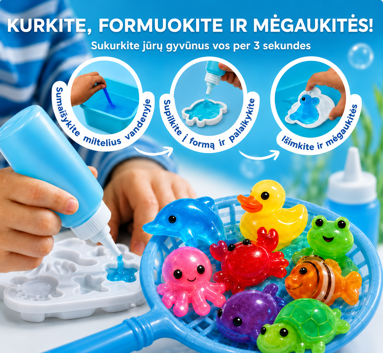 Magiški vandens 'Squishies' – Smagūs vasaros žaidimai!