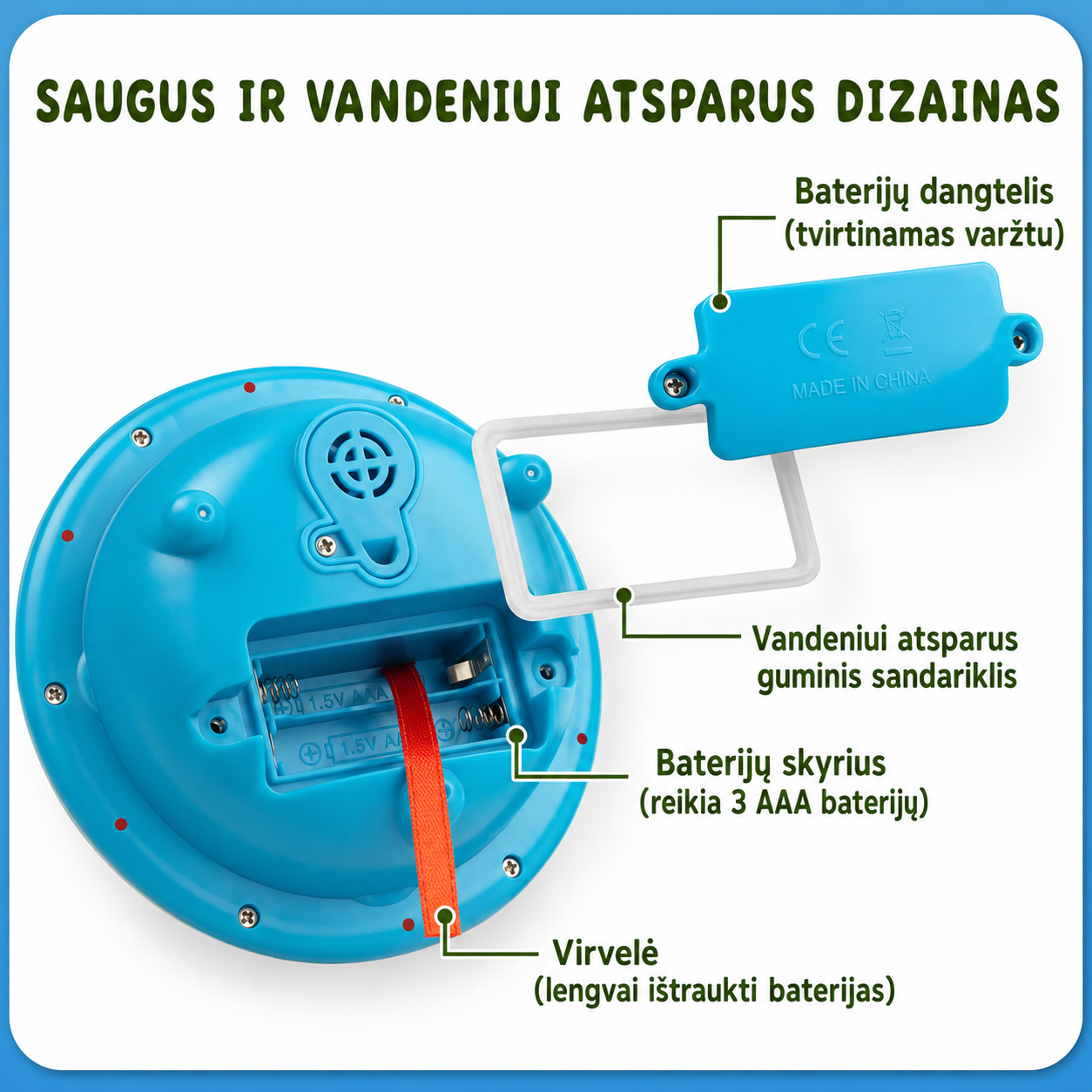 SplashCroc™ | Interaktyvus vonios fontanas vaikams 🐊💦