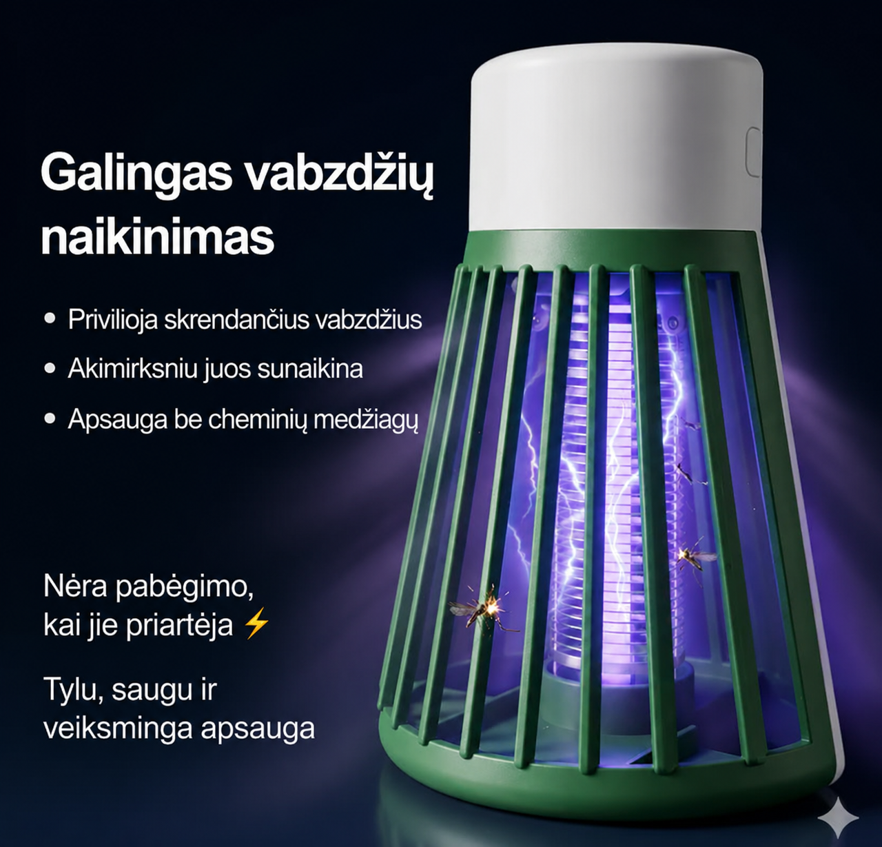 MoskitoLempa – Jūsų ramybės oazė be vabzdžių