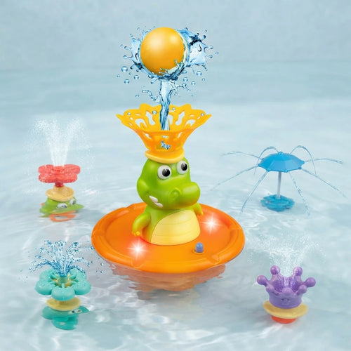 SplashCroc™ | Interaktyvus vonios fontanas vaikams 🐊💦